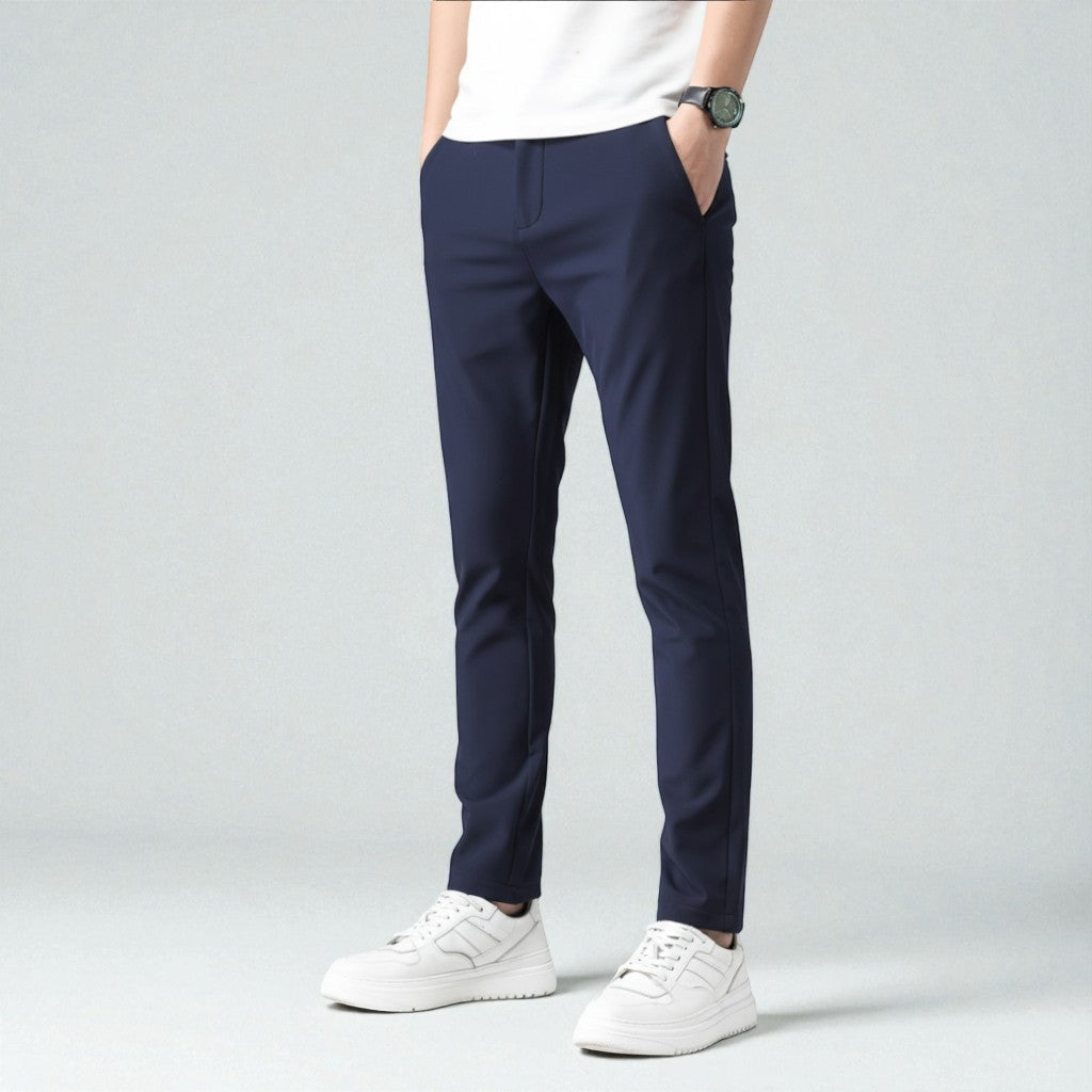Men's Slim Fit Flat Front Chinos