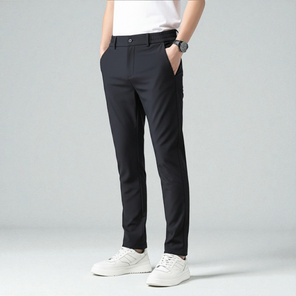 Men's Slim Fit Flat Front Chinos