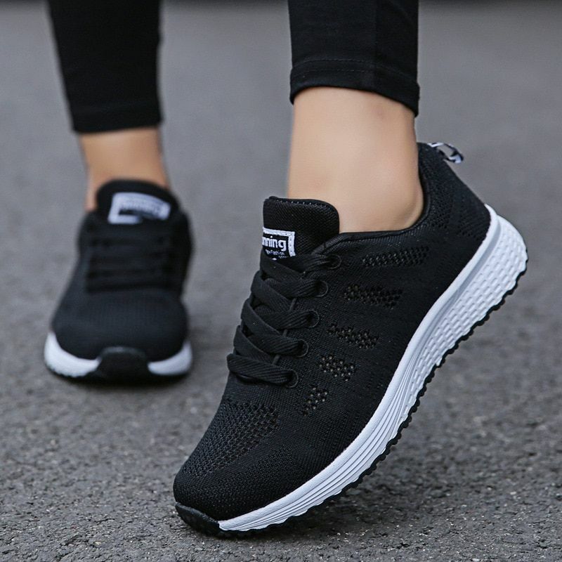 Women's Mesh Lace-Up Athletic Sneakers