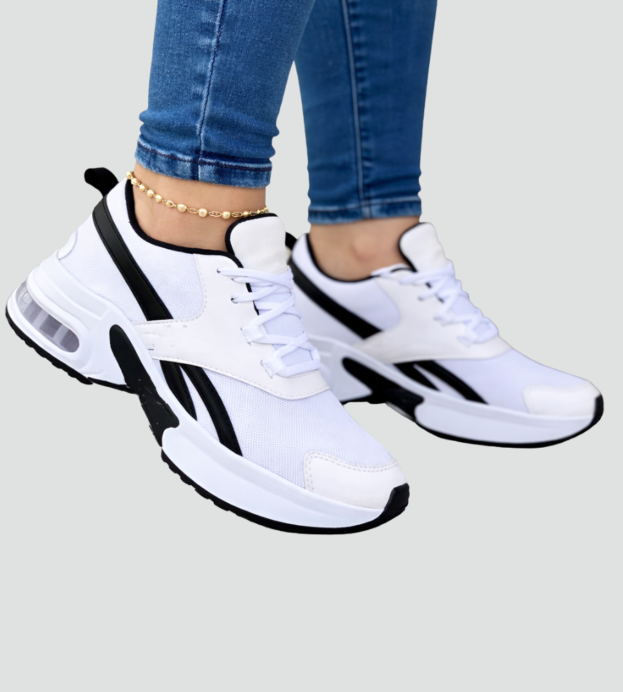 Women's Orthopedic Lace-Up Air Cushioned Sneakers