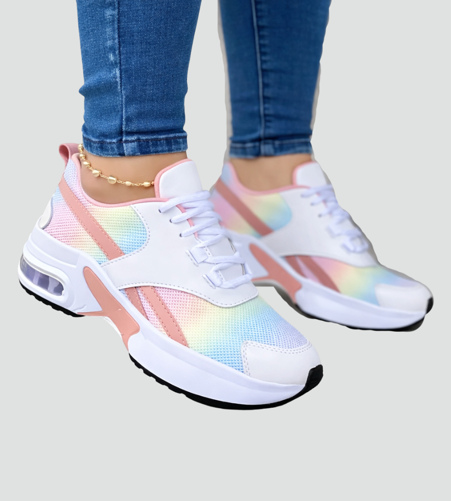 Women's Orthopedic Lace-Up Air Cushioned Sneakers