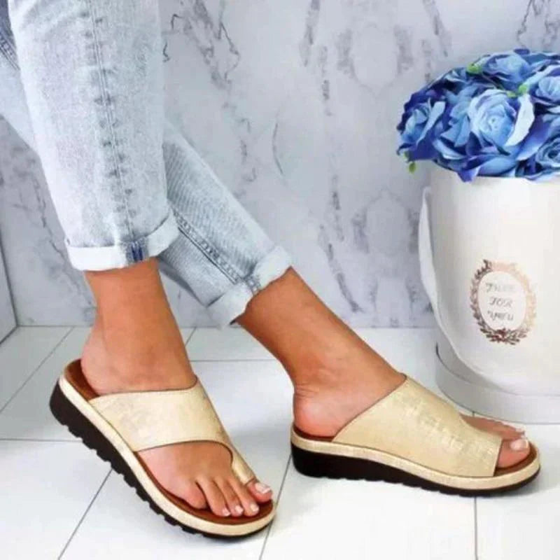 Women's Orthopedic Toe Separator Platform Comfortable Sandals