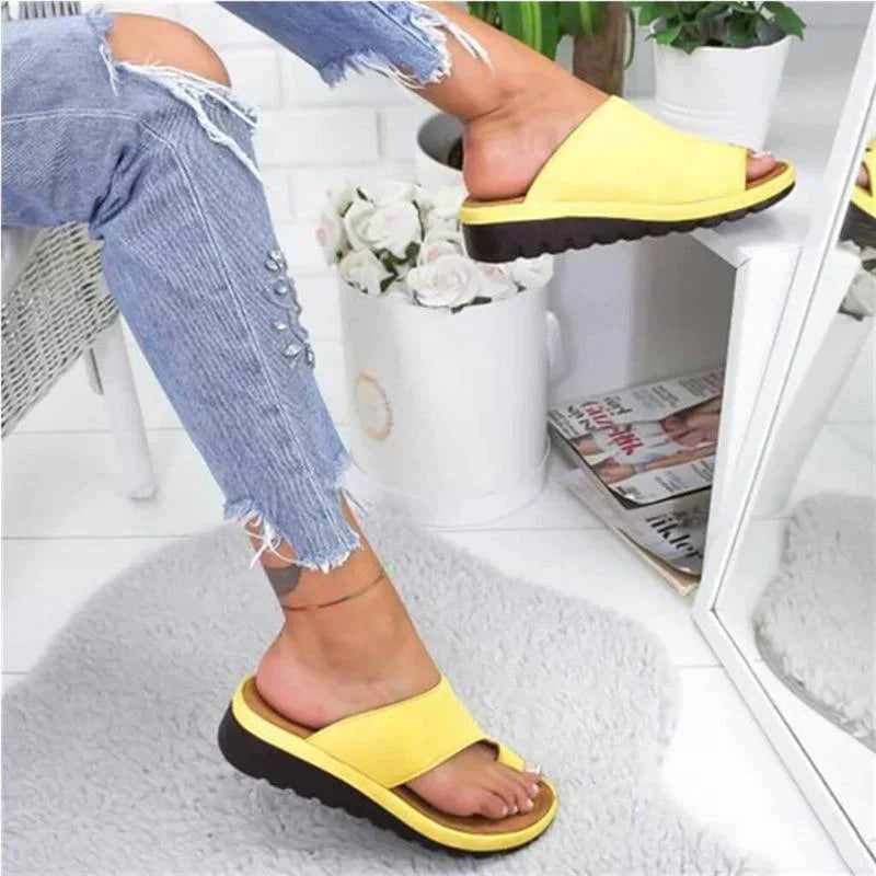 Women's Orthopedic Toe Separator Platform Comfortable Sandals