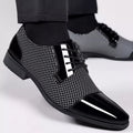 Men’s Brogue Oxford Dress Shoes with Lace - Up Closure