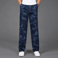 Men's Camouflage Cargo Pants with Side Pockets