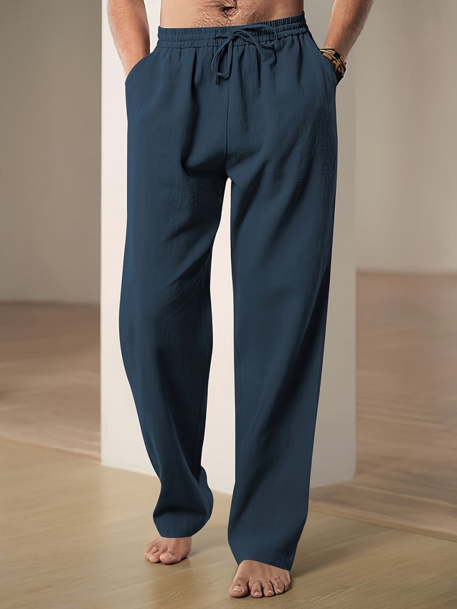Men’s Casual Loose - Fit Trousers – Relaxed Silhouette for Everyday Comfort