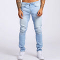 Men’s Denim Jeans Slim Fit with Button Closure and Five Pocket Design