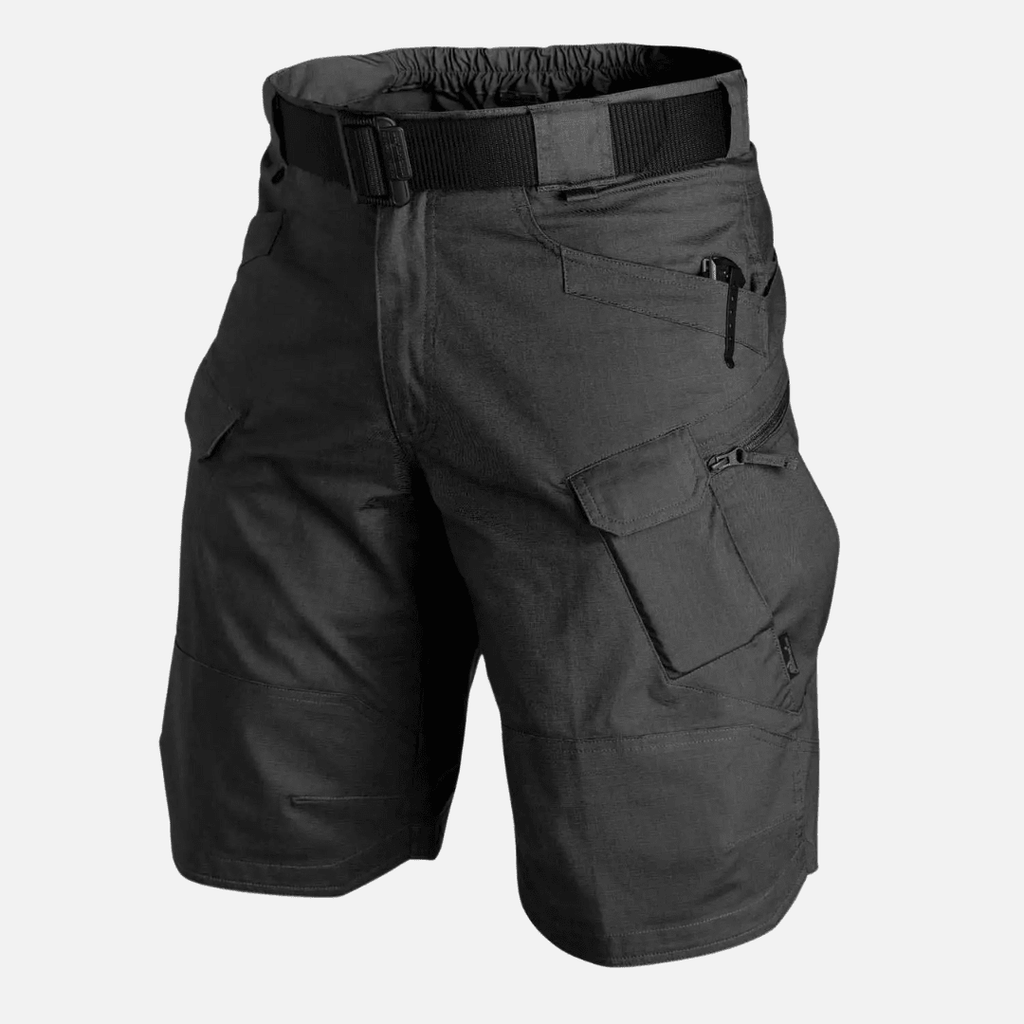 Men's Multi - Pocket Tactical Cargo Shorts with Belt