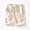 Men’s Pinstripe Drawstring Shorts with Relaxed Summer Fit