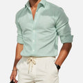 Men’s Slim - Fit Striped Business Shirt – Refined Everyday Tailoring