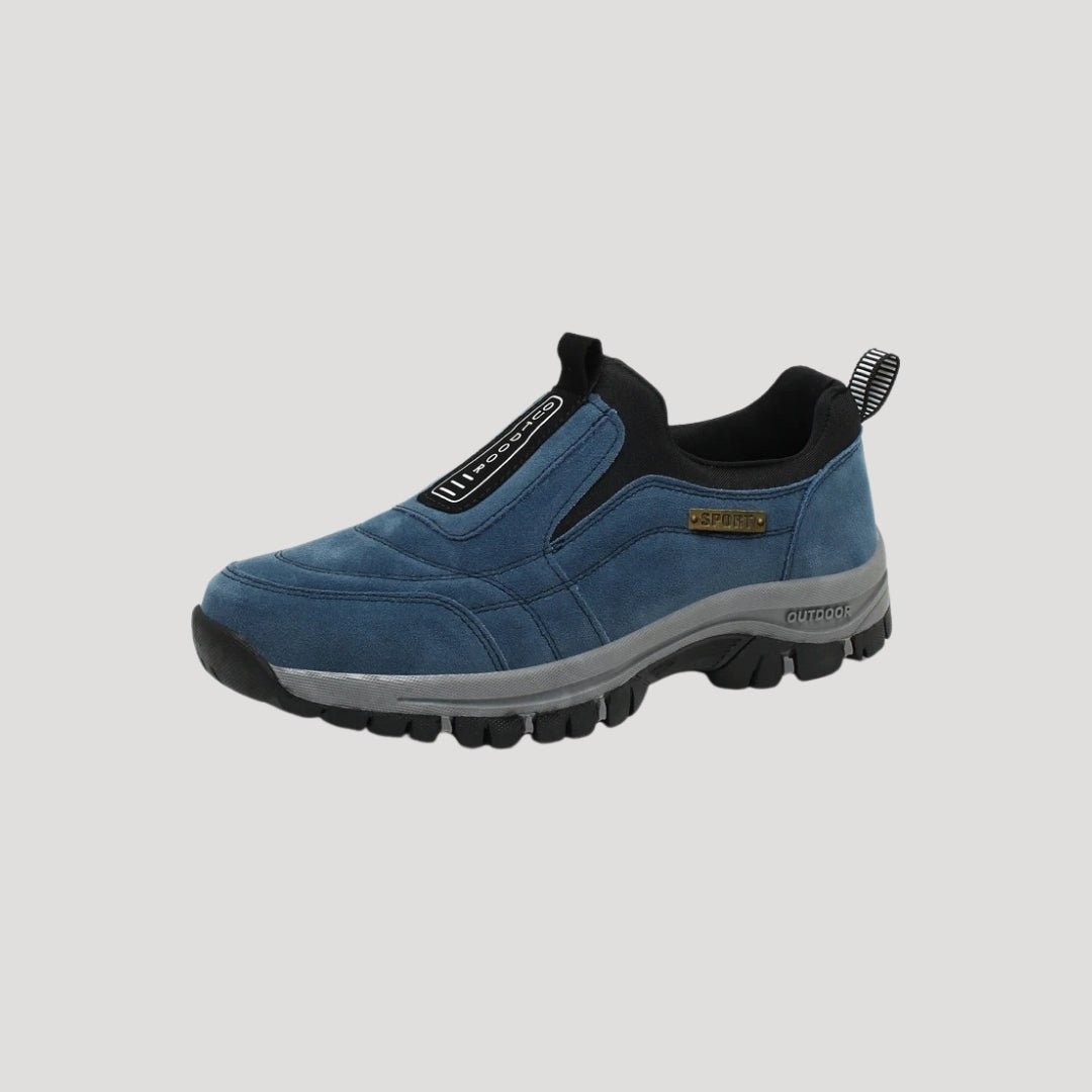 Men’s Slip - On Low - Top Shoes with Elastic Side Panels and Textured Sole