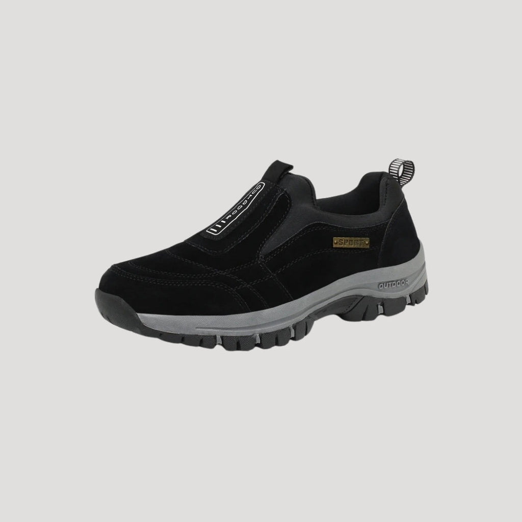 Men’s Slip - On Low - Top Shoes with Elastic Side Panels and Textured Sole