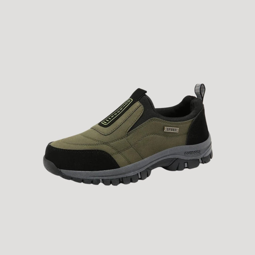 Men’s Slip - On Low - Top Shoes with Elastic Side Panels and Textured Sole