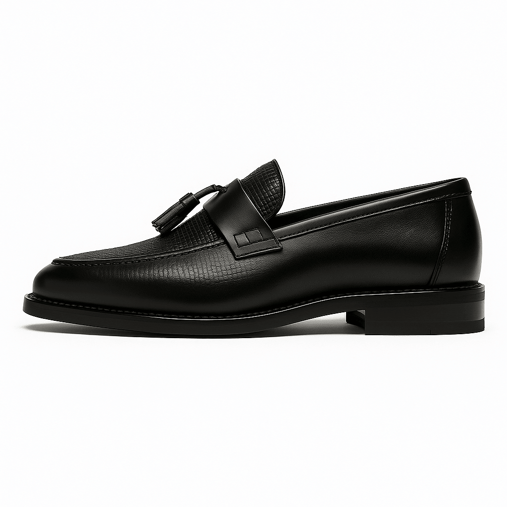 Men’s Woven Tassel Loafers – Classic Slip - On Elegance