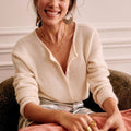 Women’s Button - Front Knit Sweater Cardigan – Soft Minimal Silhouette
