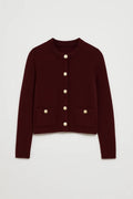 Women’s Classic Button Cardigan – Elegant Knit with Pocket Detailing