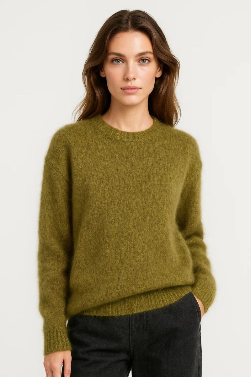 Women’s Crewneck Sweater – Soft Lightweight Knit for Everyday Comfort