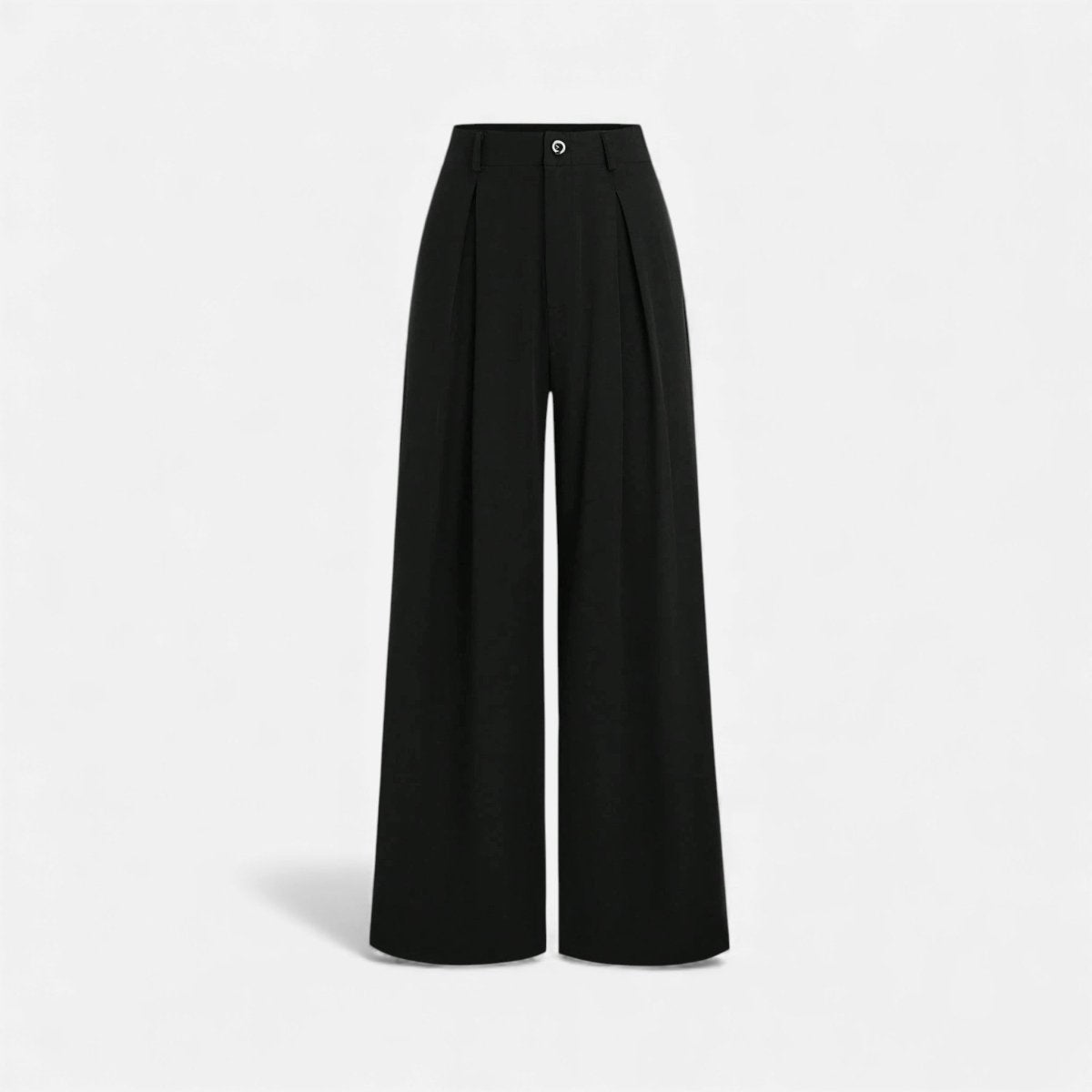 Women’s High - Waist Pleated Wide - Leg Pants with Tailored French - Inspired Silhouette
