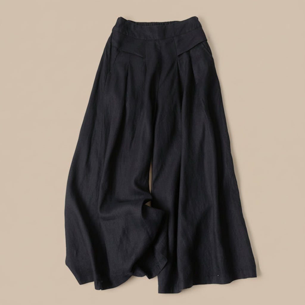 Women’s High - Waist Wide Leg Trousers with Pockets – Relaxed Everyday Silhouette