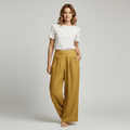 Women’s High - Waist Wide Leg Trousers with Pockets – Relaxed Everyday Silhouette
