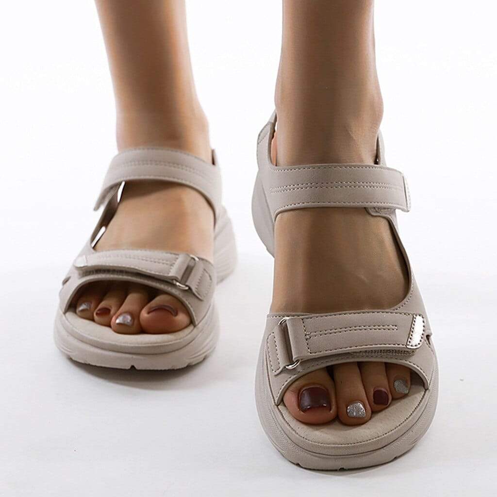 Women's Orthopedic Adjustable Strap Platform Slingback Sandals