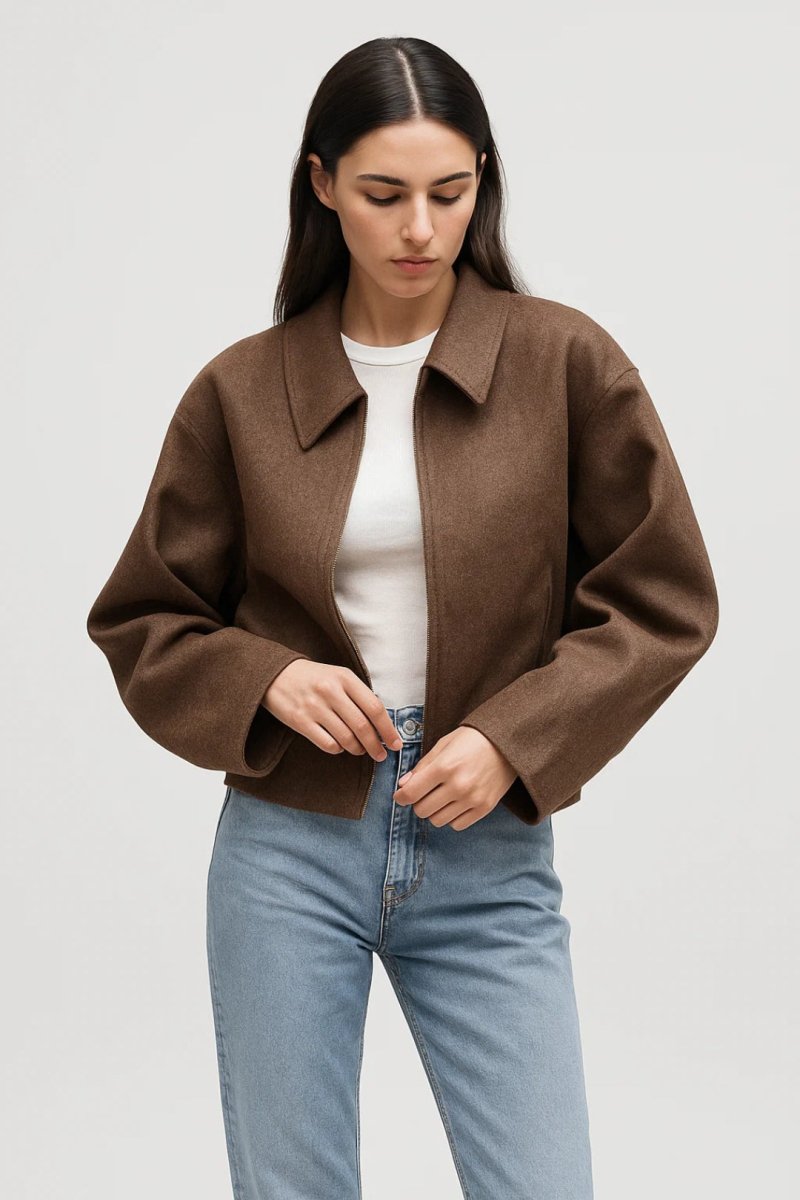 Women’s Short Jacket – Lightweight Cropped Design